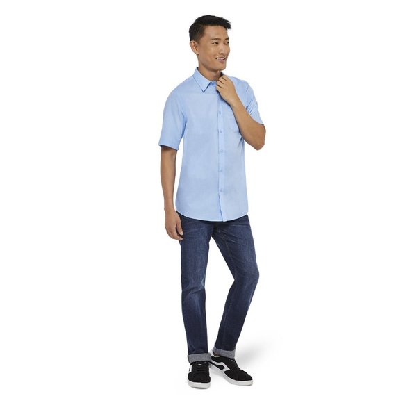 George Men's short Sleeved Dress Shirt - Picture 2 of 6